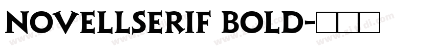 NovellSerif Bold字体转换